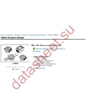 10EK3 datasheet  